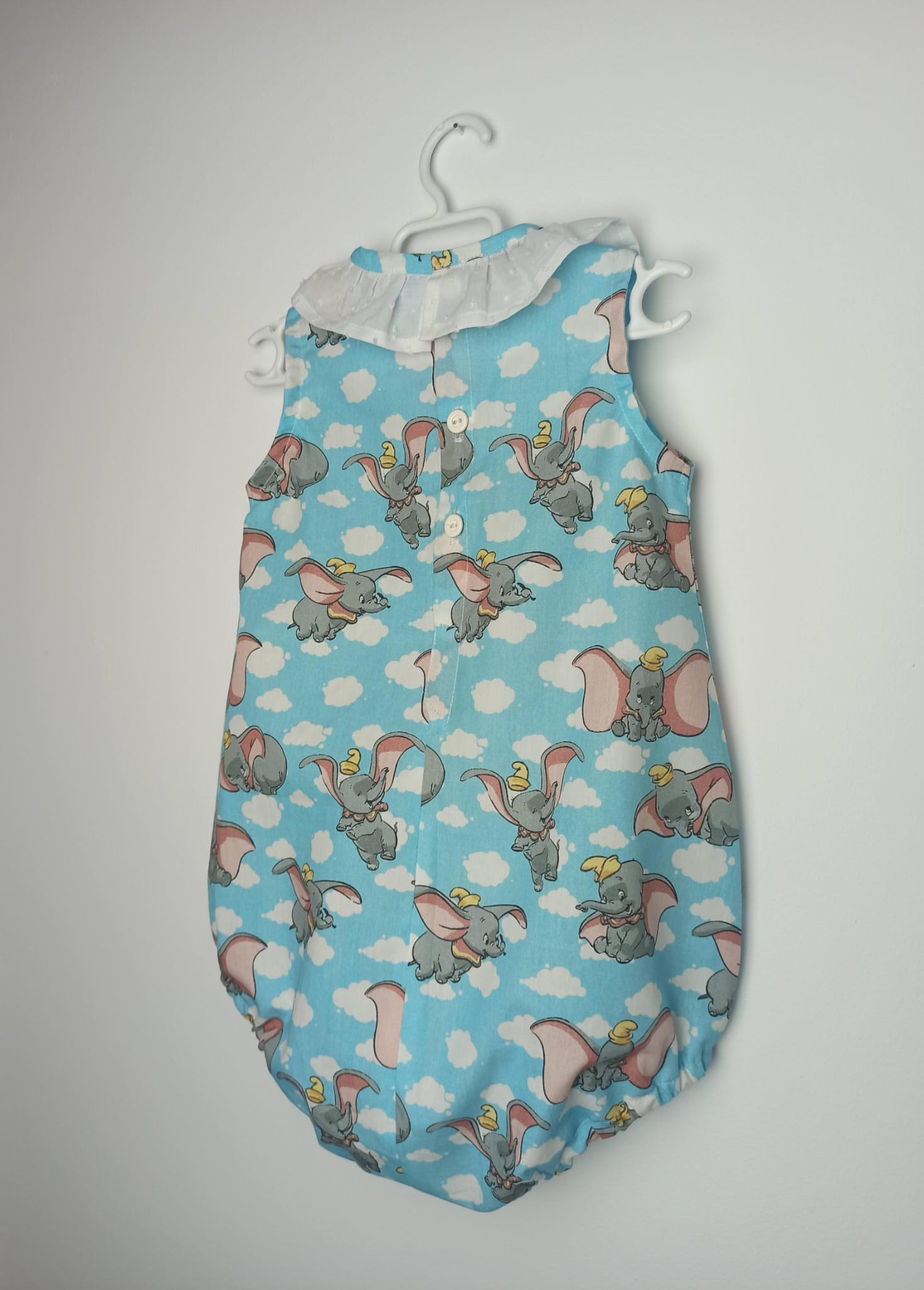 Pelele bebe con cuello fruncido - Imagen 4