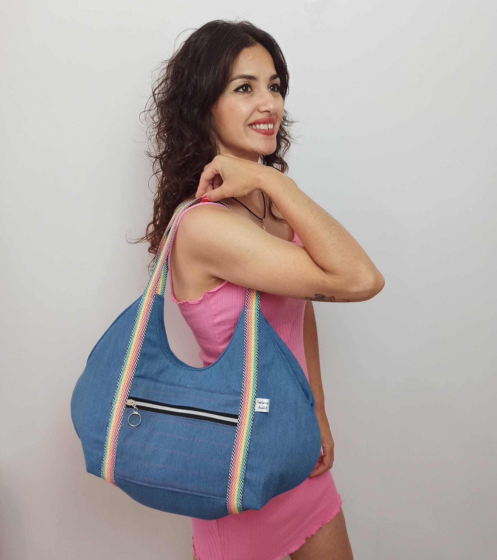 Tote bag denim - Imagen 6